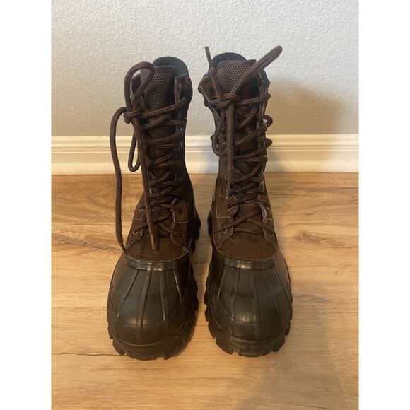 LaCrosse Outdoorsman Rubber Leather Snow Rain Boots Removable Liners Size 9 - Picture 4 of 6